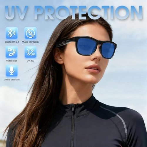 QT-35 - Bluetooth 5.4 140 Languages Black Frame Grey Lens