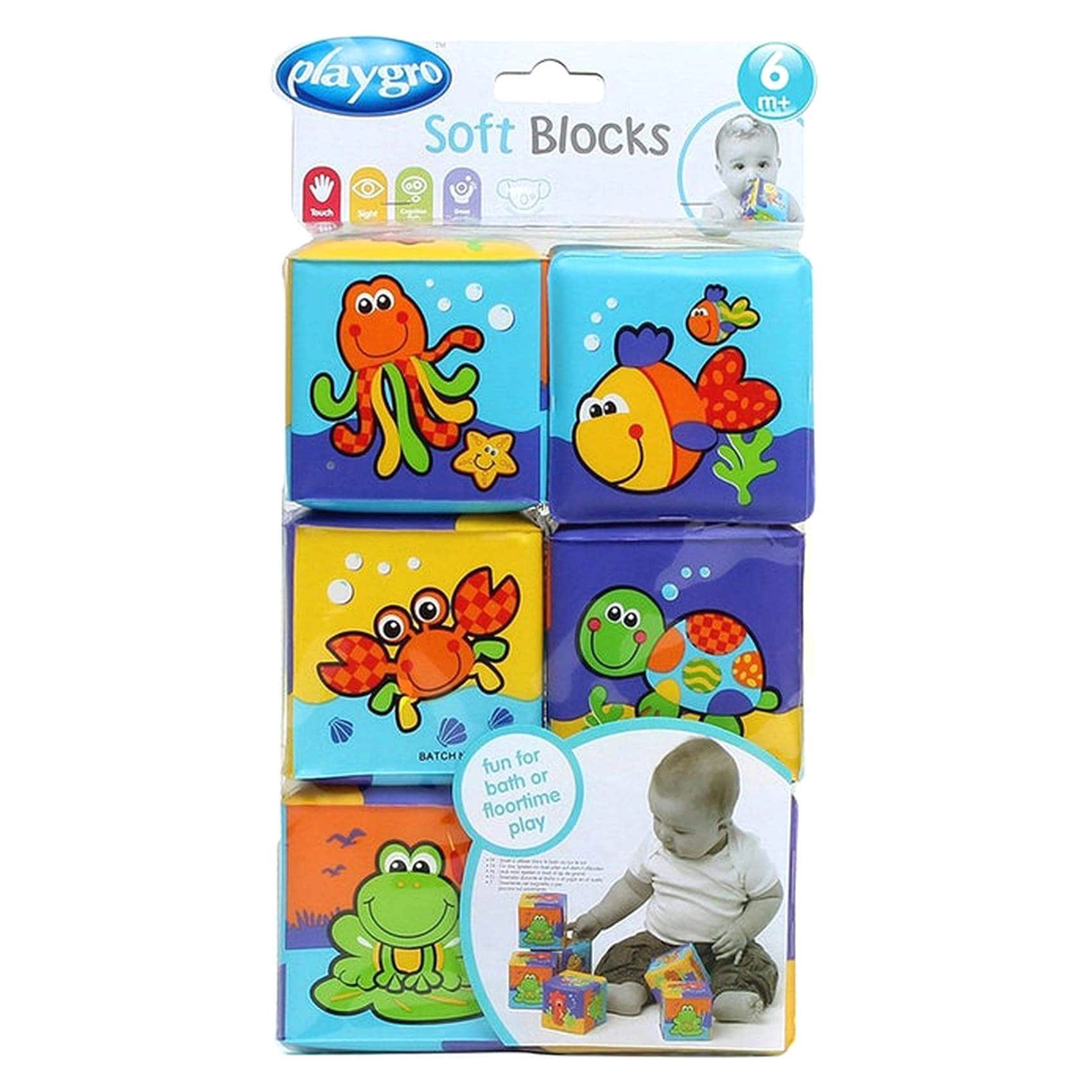 Playgro My First Bath Soft Blocks PG0181170 - 6 Months and above
