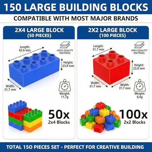 Blocs de construction - 150 pcs Architecture