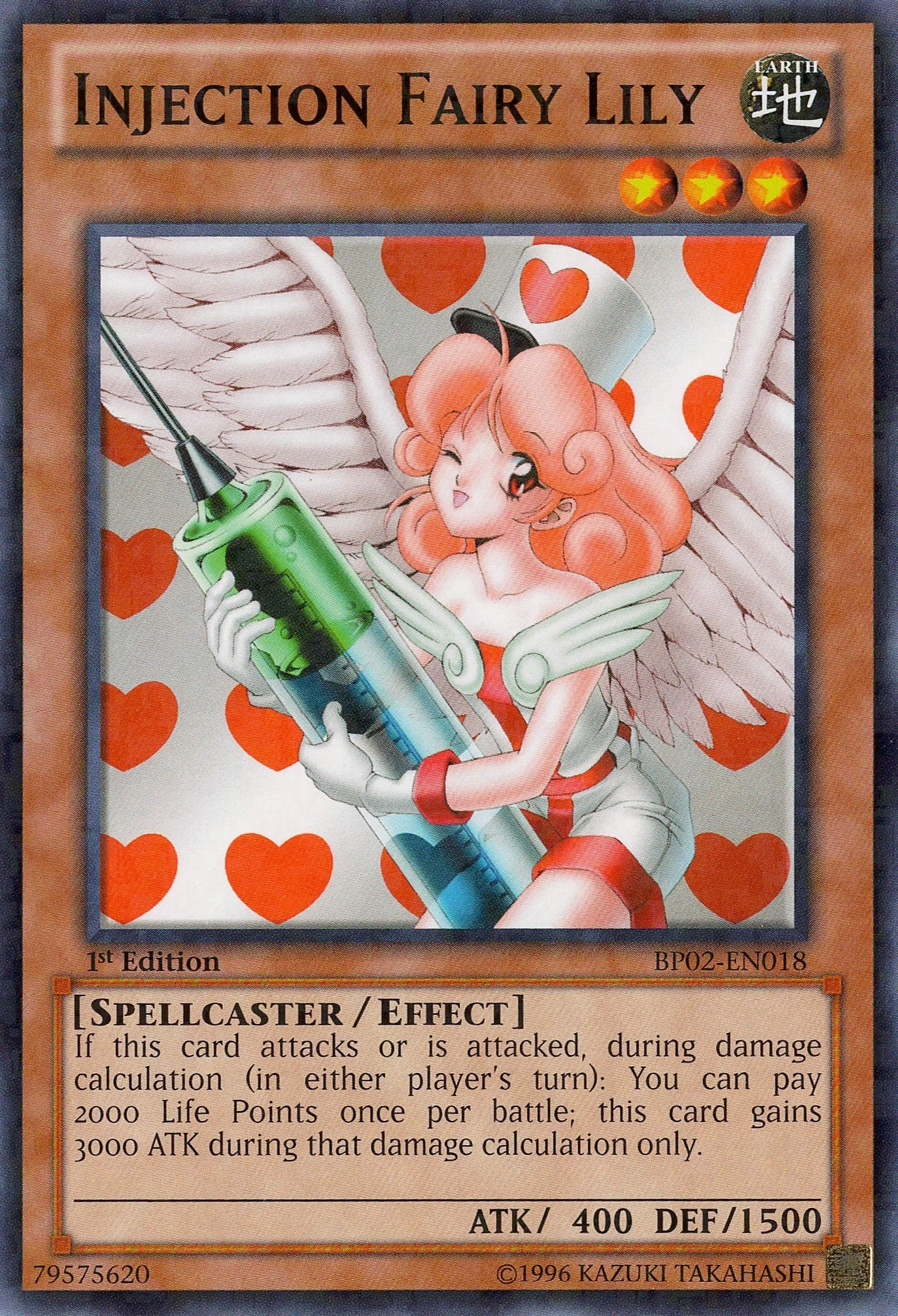 Yu-Gi-Oh! Injection Fairy Lily BP02-EN018 - 1st Edition