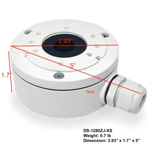 DS-1280ZJ-XS - Junction Box Mount WHITE 6PK