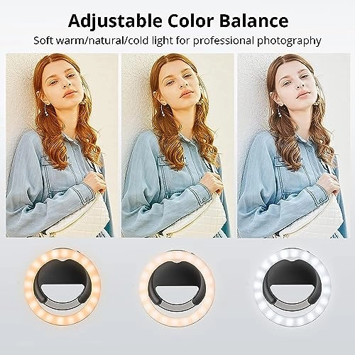 Rotatable Selfie Ring Light - 10cm
