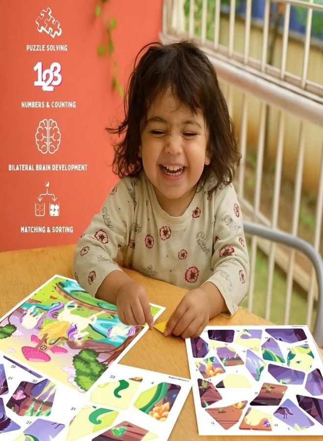 Mosaic Sticker Art Kit - 175+ Reusable Stickers