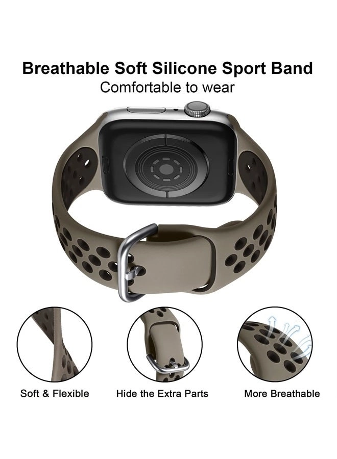 3 Pack Breathable Watch Band for Apple Watch - 38mm/40mm/41mm/42mm/44mm/45mm/49mm