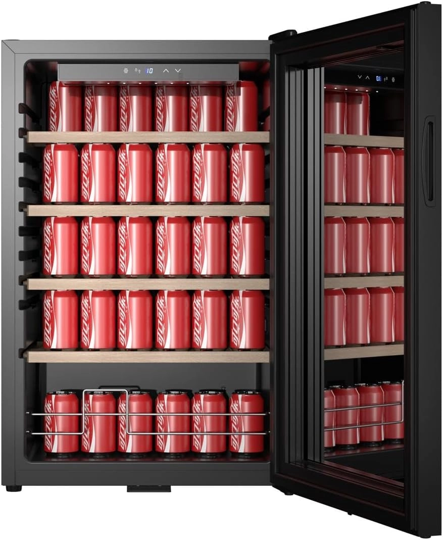 Compressor Beverage Cooler - 115 L 220 kW Black