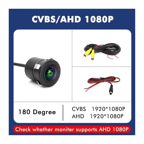 Intelligent Dynamic Trajectory Car Rear View Camera - Night Vision Wire 4K AHD 1080P