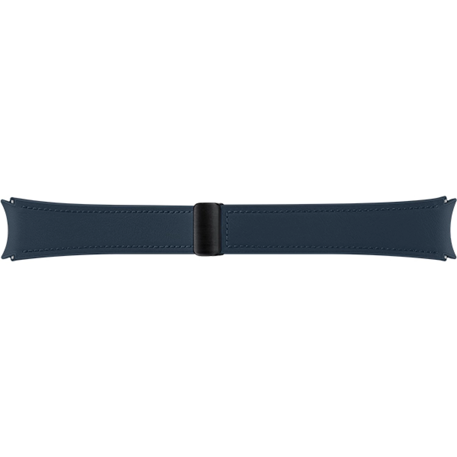 D-Buckle Hybrid Leather Watch Band for Samsung - Small / Medium