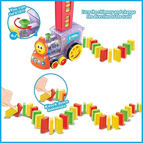 Domino Blocks Train Rally - 60 pcs