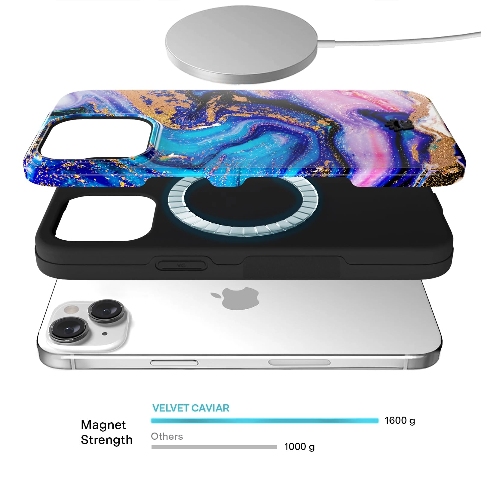 iPhone 15 Plus Case - Thermoplastic Polyurethane Basic Case with MagSafe for iPhone 15 Plus