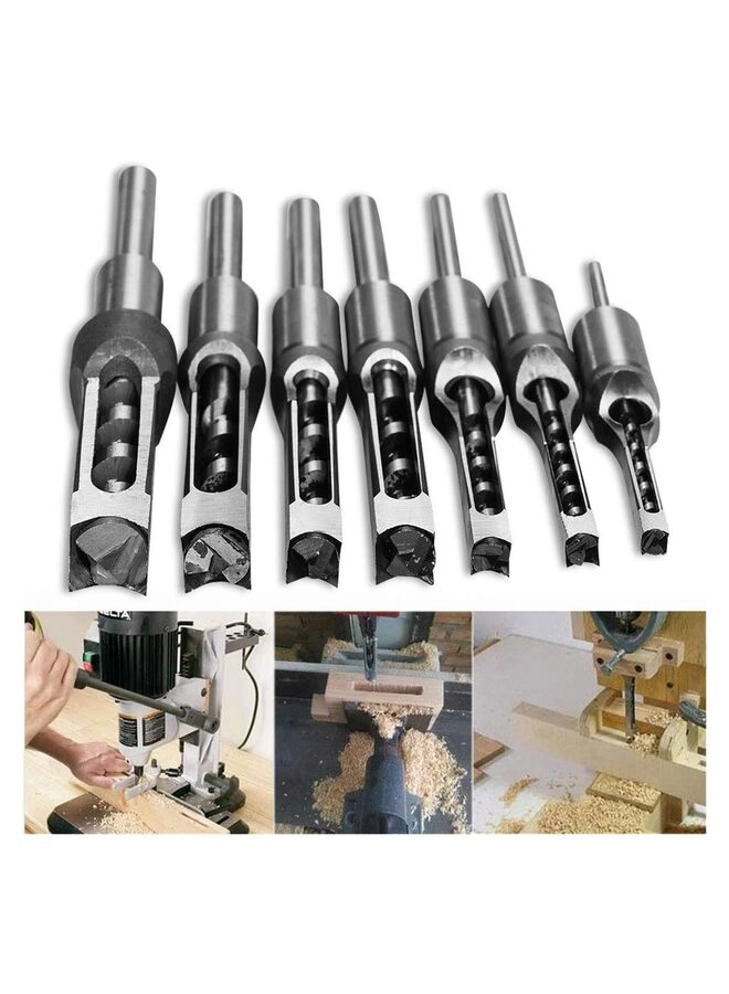 Square hole drill bits - bearing steel 1/2 inch 1/4 inch 3/4 inch 3/8 inch 5/8 inch 5/16 inch 9/16 inch