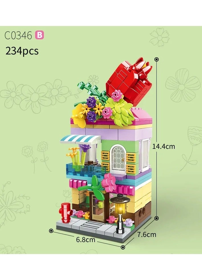 Building Blocks Set - Flowers 903 pcs