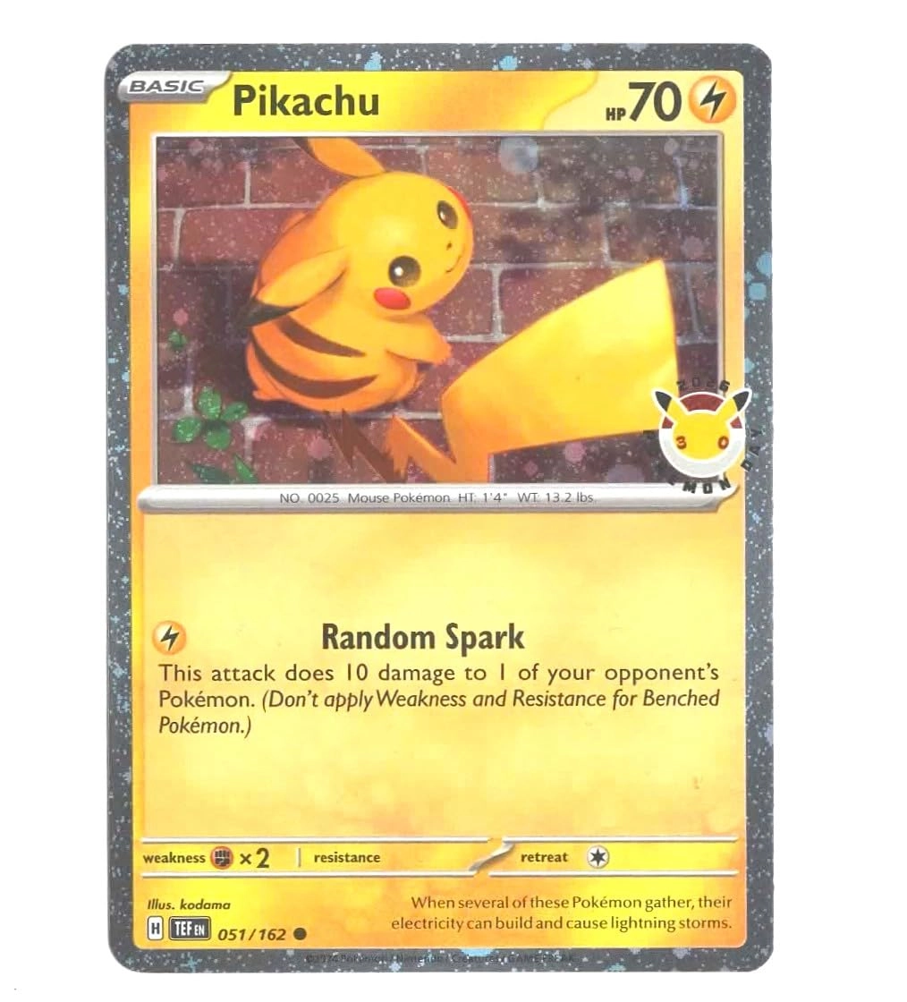 Pokémon Pikachu Cosmos Promo