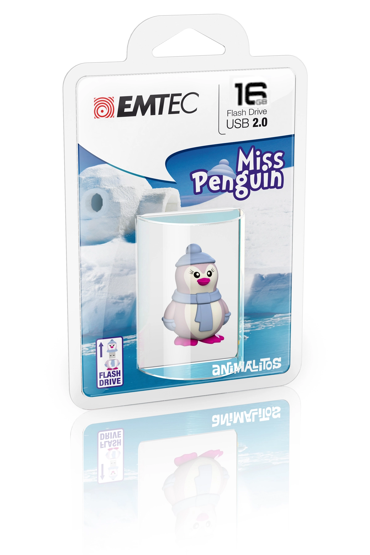 Emtec Miss Penguin - USB 2.0 16GB