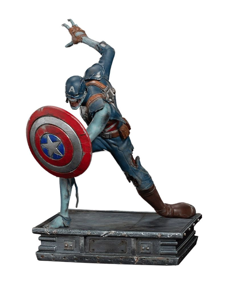 Iron Studios Captain America - Marvel - What if Captain America Zombie Art - 1/10 Scale Statue