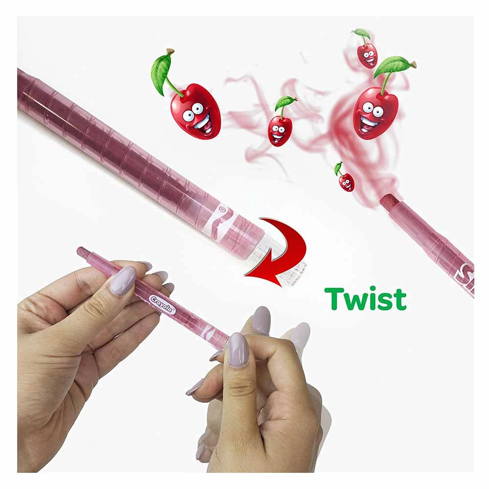 Scented Twistable Crayons - 12 piece(s)