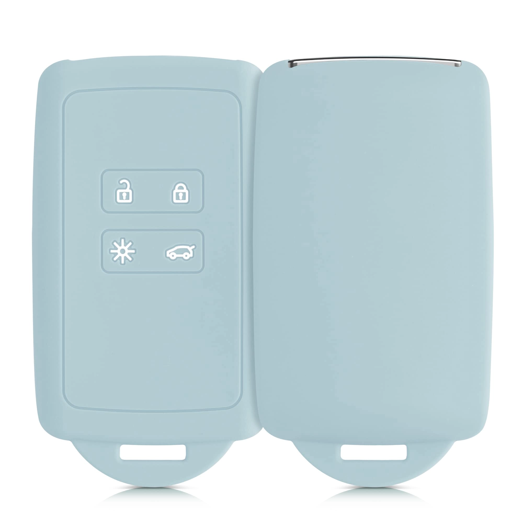 kwmobile Car Key Cover - Compatible with Renault 4 Button Keyless Go