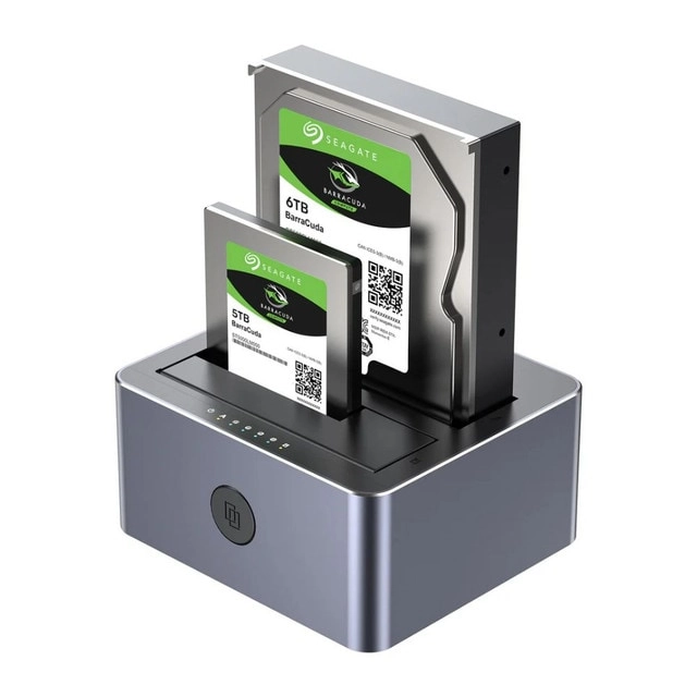 Dual-Bay SATA Hard Drive Docking Station - 2