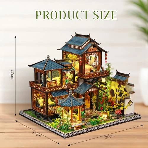 Miniature Dollhouse Kit - green spring yard