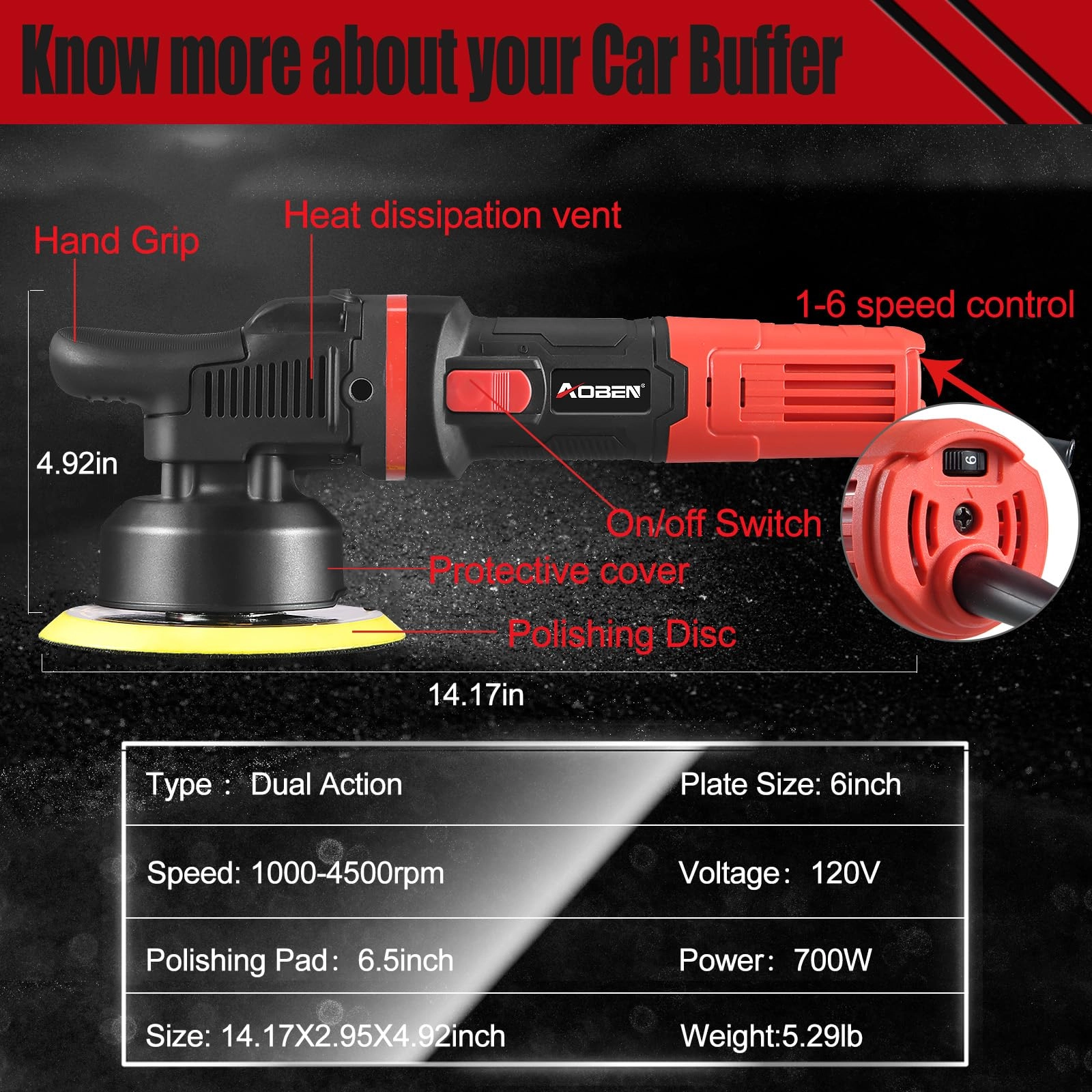 At-35001 - 700W 6 inch