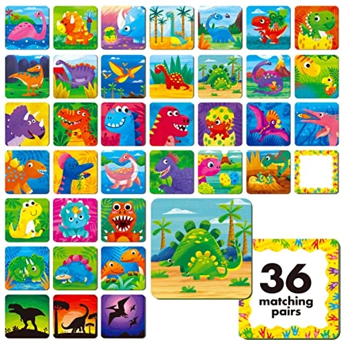 Memory Matching Game - 36 months - 6 years 72 pieces