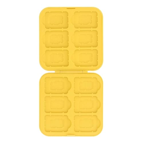 Game Card Storage Case - 12-card Yellow