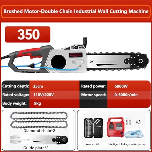 Electric Concrete Chain Saw - 7800W/8800W