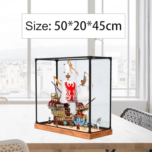 Acrylic Display Case - 62x30x20 cm for Lego 76139 Car Model