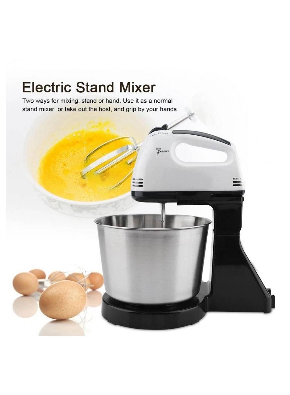 Super 7 Speed Hand Mixer - 200W
