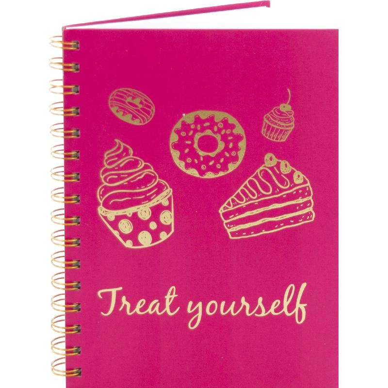 Notebook 19 X 26 cm Spiral - Grid 100 Sheets