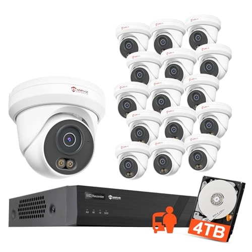 NVR PoE Security Camera System - 16 channels