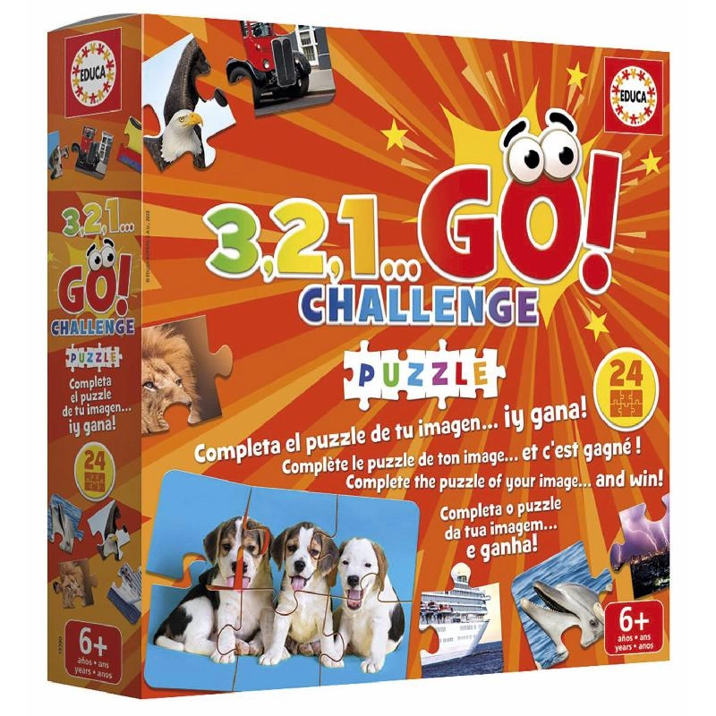 Educa 3 2 1...Go! Challenge Puzzle (19390) - 144 pcs