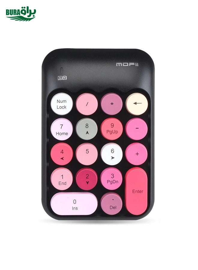 Mini 2.4G Wireless Numeric Keypad - 18 keys 10 meter AAA
