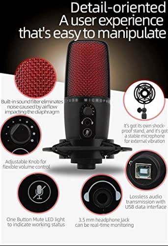 tghnjklovd670 USB+3.5mm-Mini-Jack Microphone