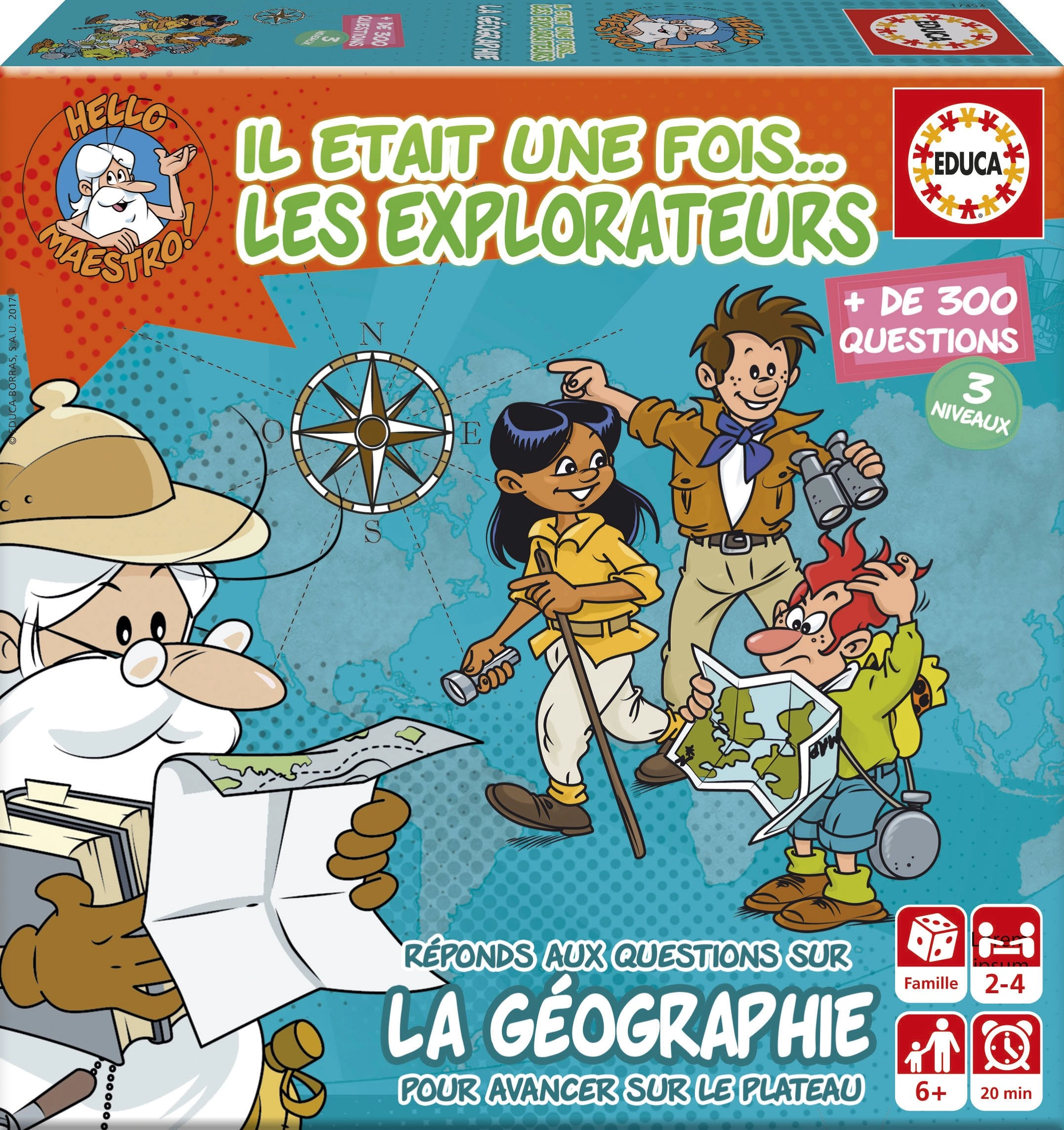 Educa Mini Game Once Upon a Time... The Explorers - 6 years and up 1 pieces