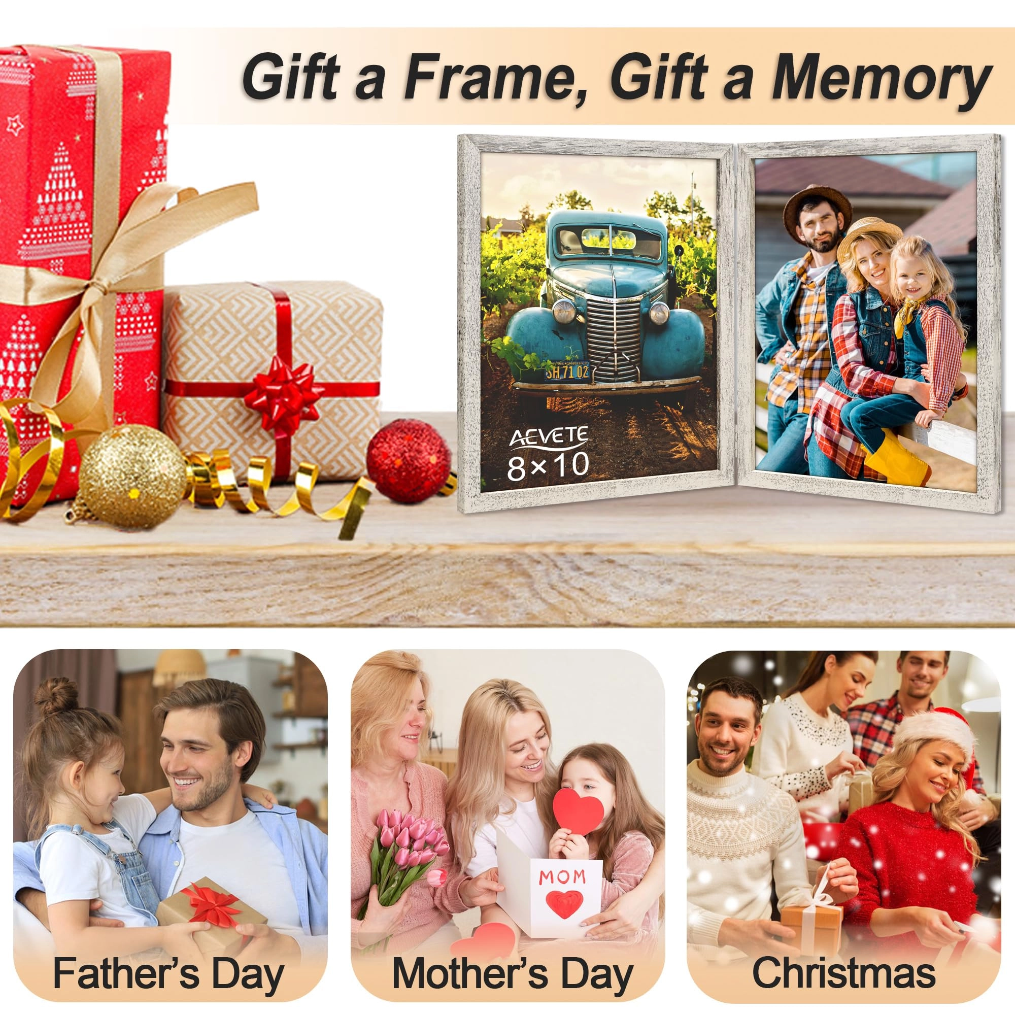 Double Picture Frame - 8x10 2