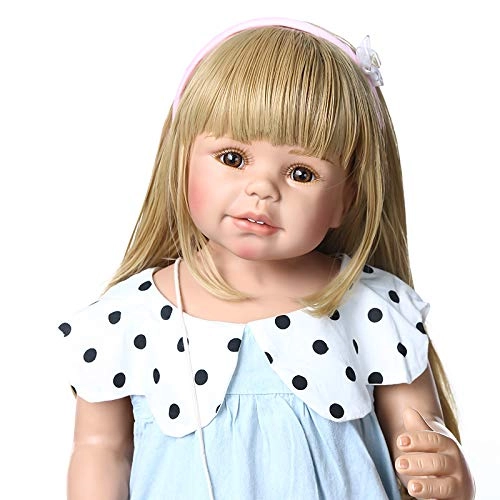Reborn Toddler Doll - 70cm hard vinyl Blond