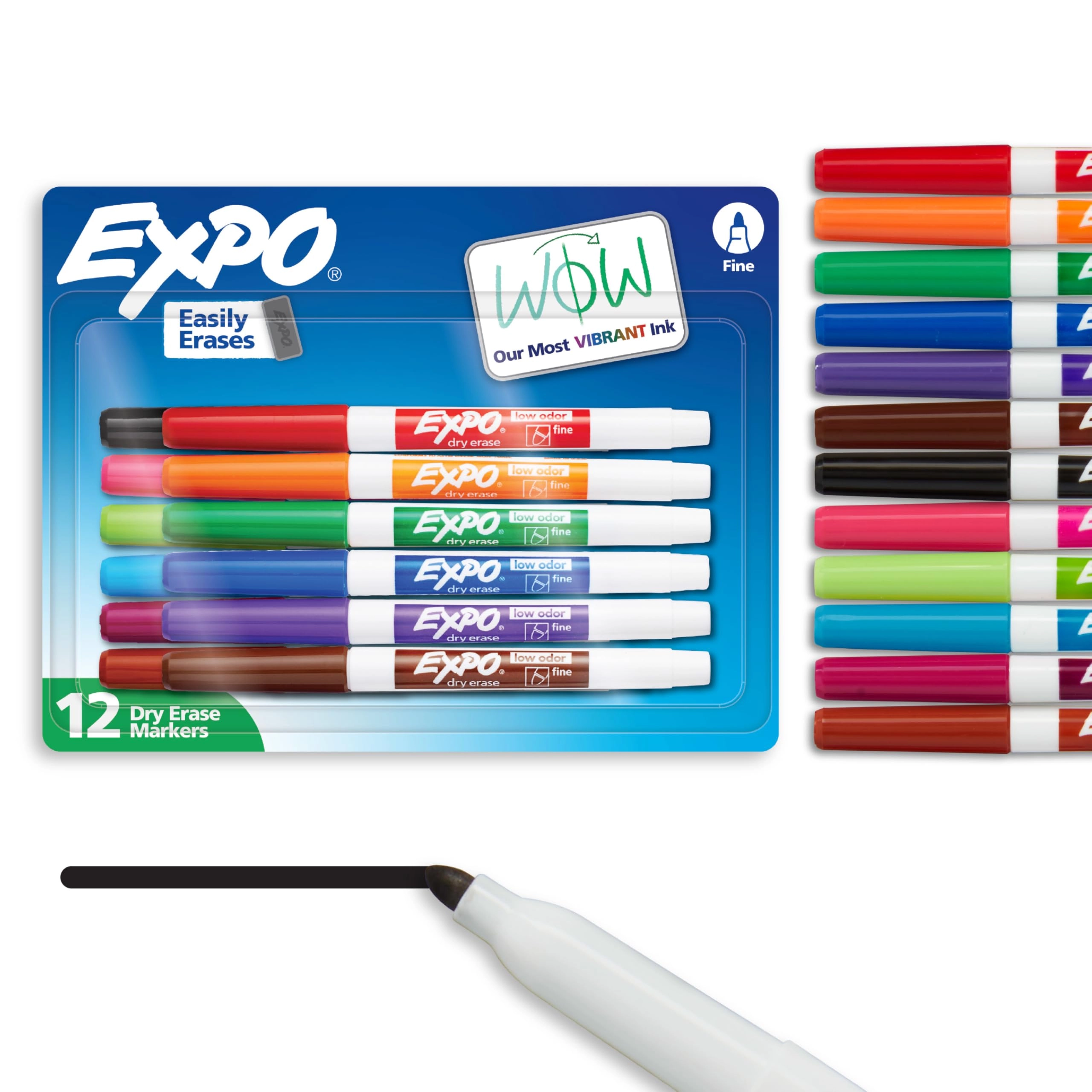 Sanford Low Odor Dry Erase Markers - Assorted Fine