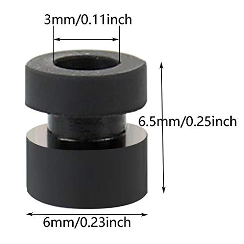 M3 Damping Ball - 20pcs Black 4.5mm