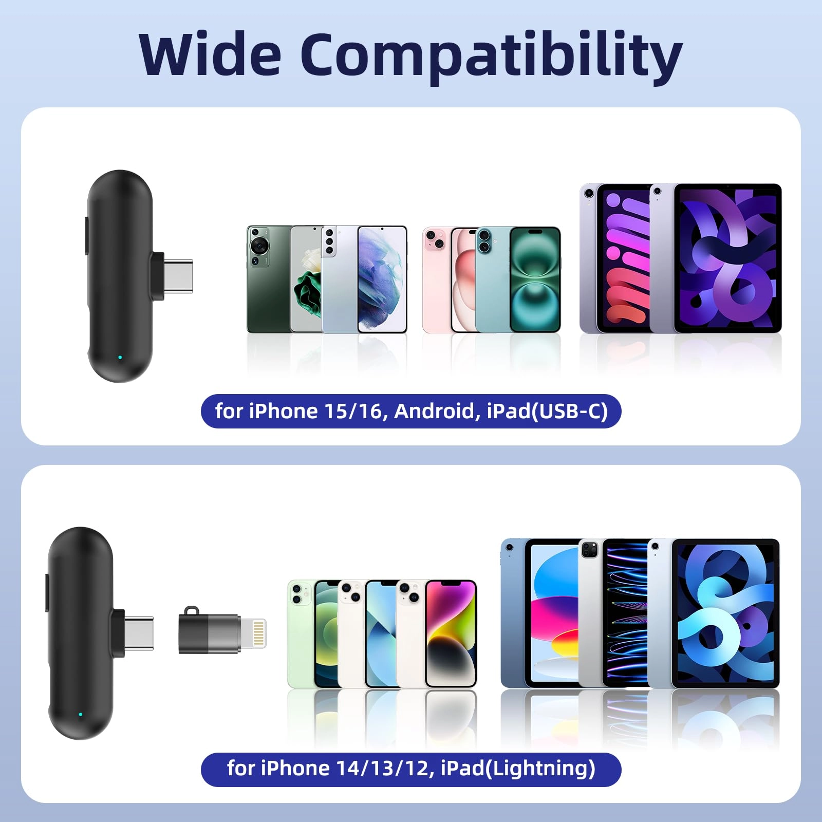 wireless lavalier micorphone for iphone - 2*Lavalier Microphone