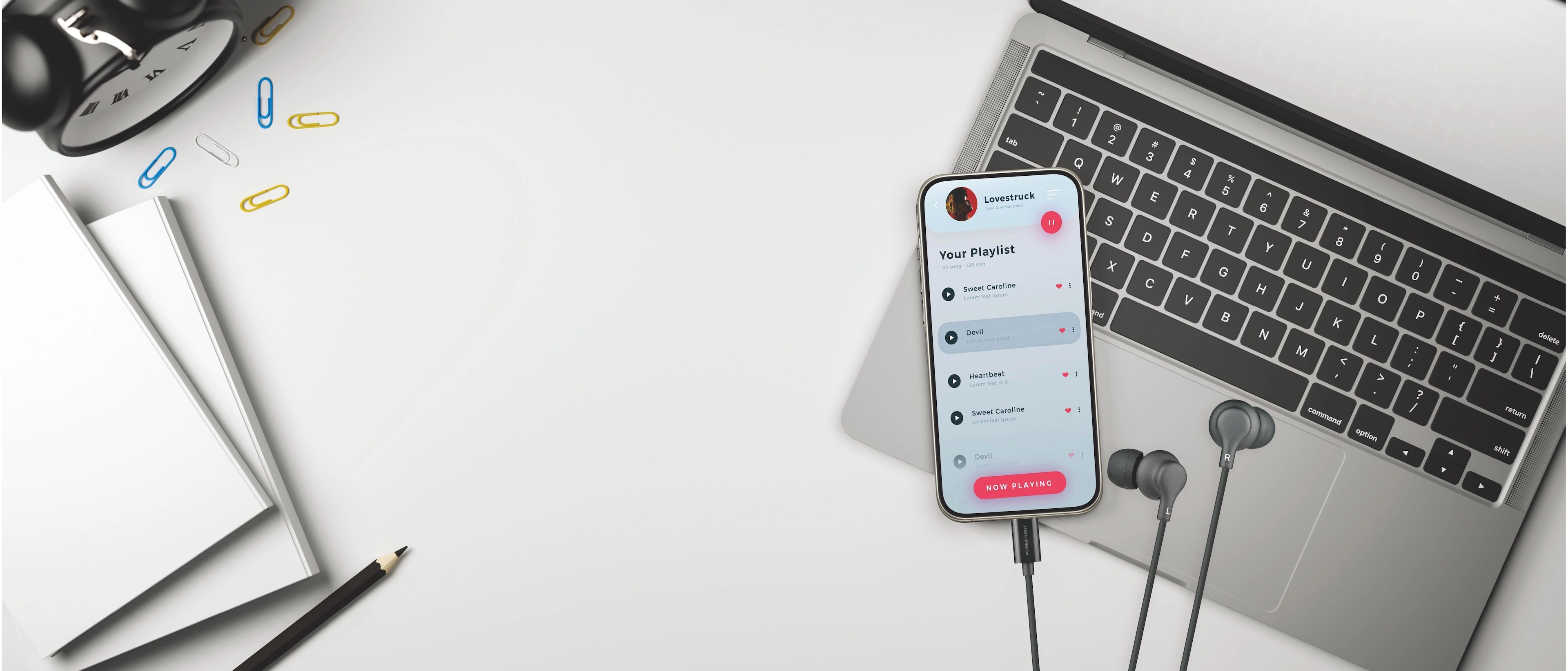 USB-C In-Ear Stereo Earphones Wired Earphone