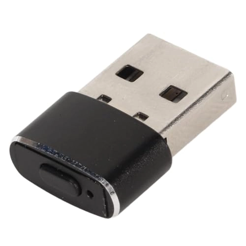 Mouse Jiggler - Two Modes Aluminium Alloy Black