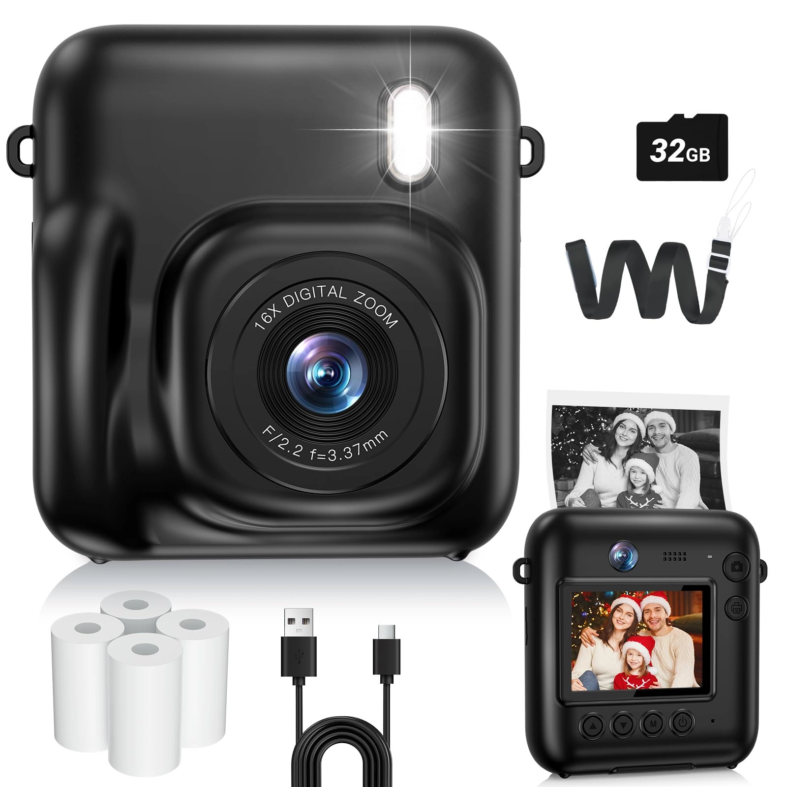 Sevenat DC506 - 48MP Dual-Lens 1080P