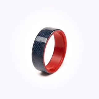 Tesla Key Ring - Handmade Wooden Black Ebony