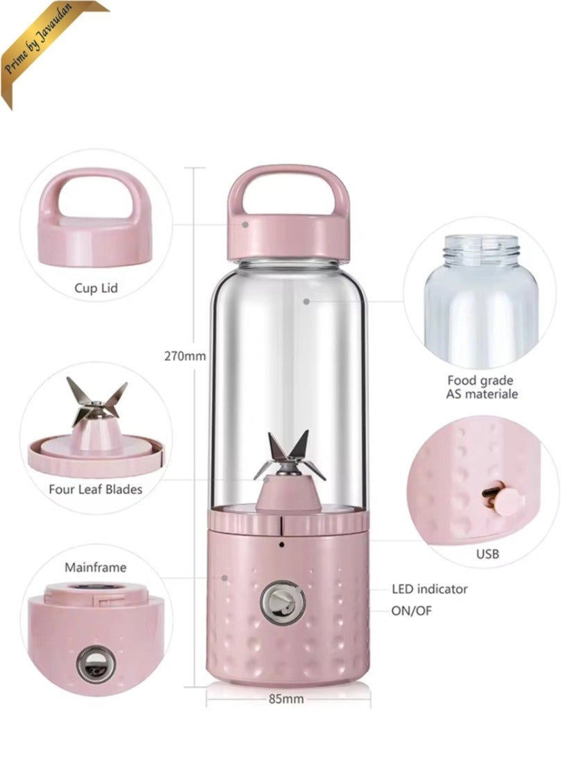 Mini Portable Blender - USB Rechargeable Multi-function