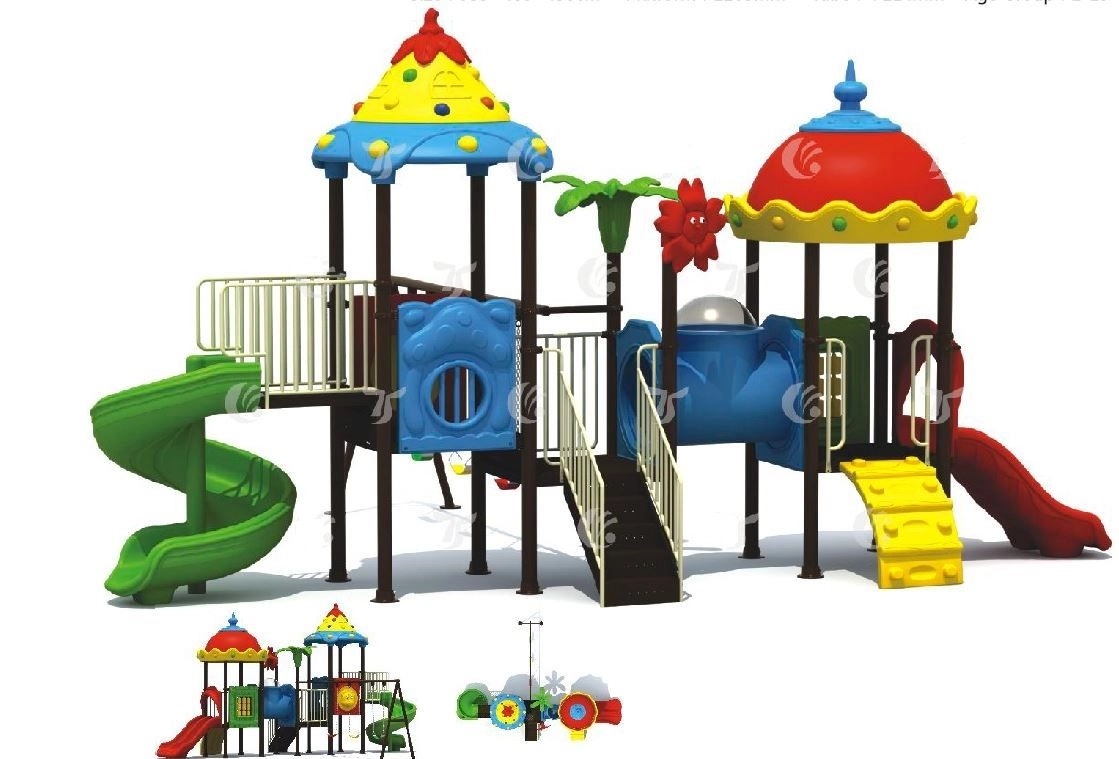 Gambol Kids Playground Climbers Swings N Slide - 3+ Multi Colour