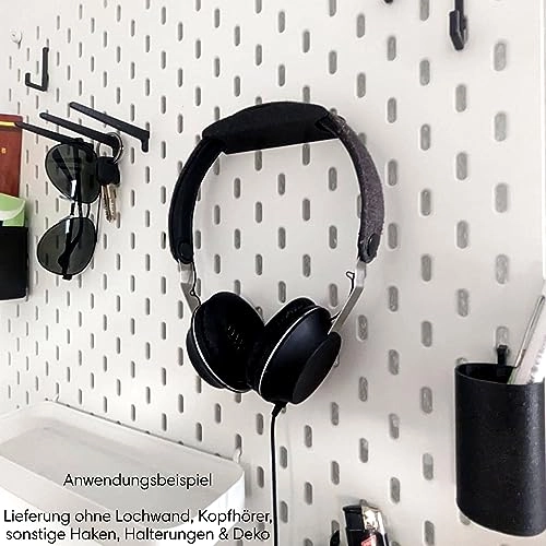 Headphone Holder for IKEA Skadis Perforated Plate - Wall Mount