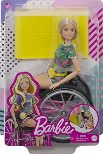 Barbie Fashionistas #165 - Long Blonde Hair Wheelchair Ages 3+
