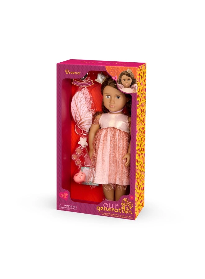 Breena Tooth Fairy Fashion Doll Playset - 18-inch Ages 3+