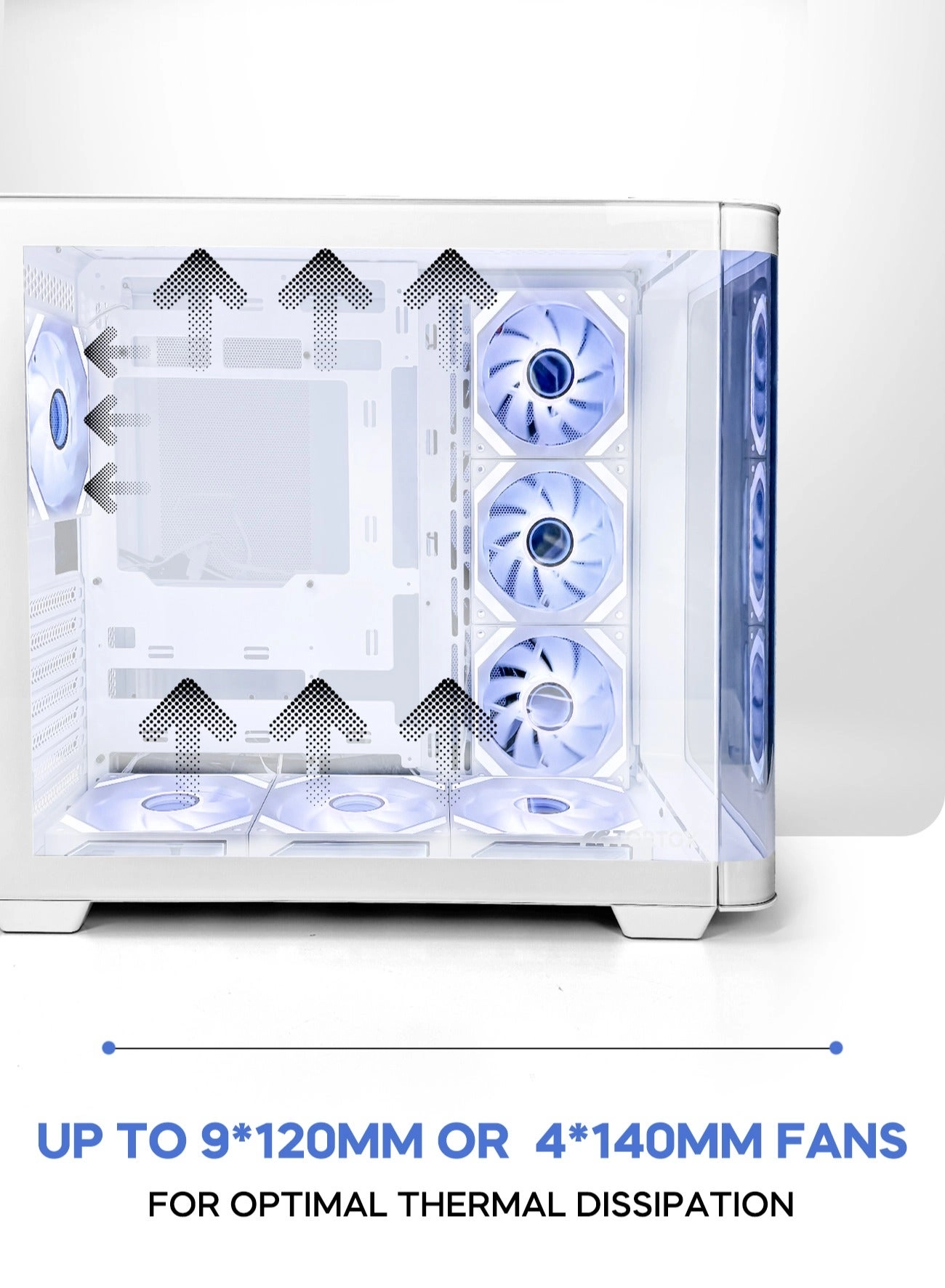Vidrio - Curved Tempered Glass ATX/M-ATX/Mini-ITX