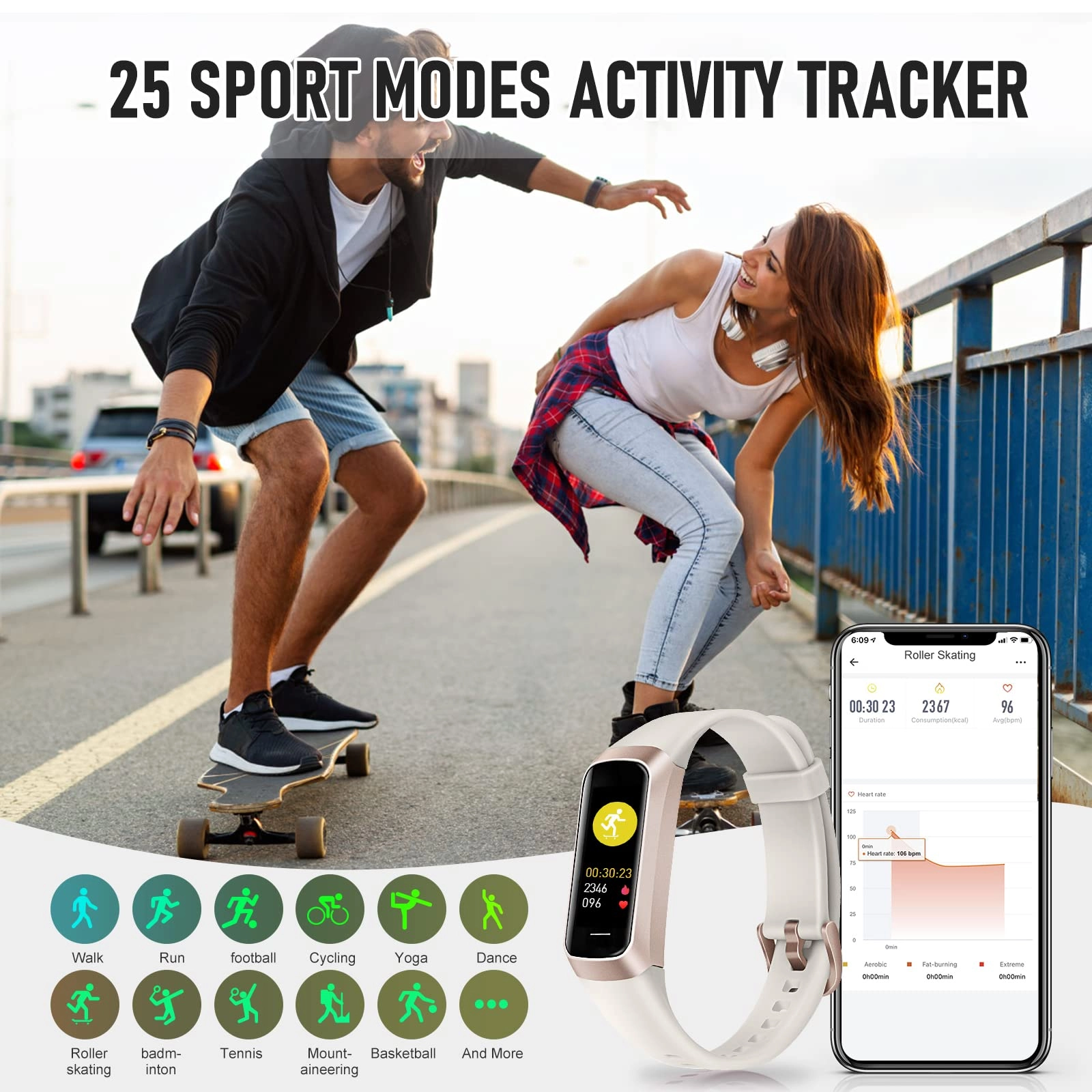 C60 - Activity Tracker 24/7 Heart Rate